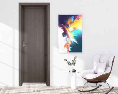 Алуминиева врата Gradde, цвят Череша Сан Диего