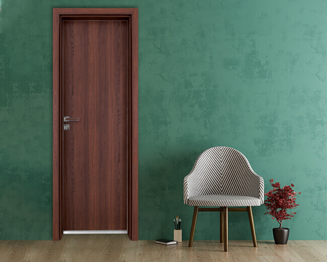 Алуминиева врата Gradde, цвят Шведски Дъб
