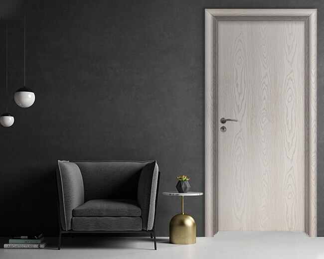 Интериорна врата Ефапел, модел 4500, цвят Бяла Мура