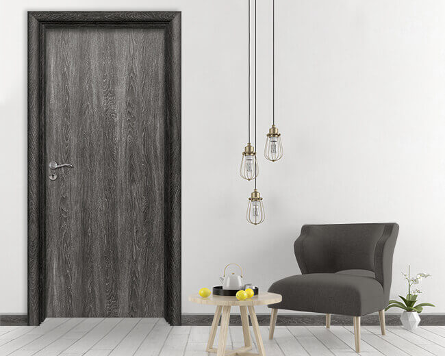 Интериорна врата Ефапел, модел 4500, цвят Сив Кестен