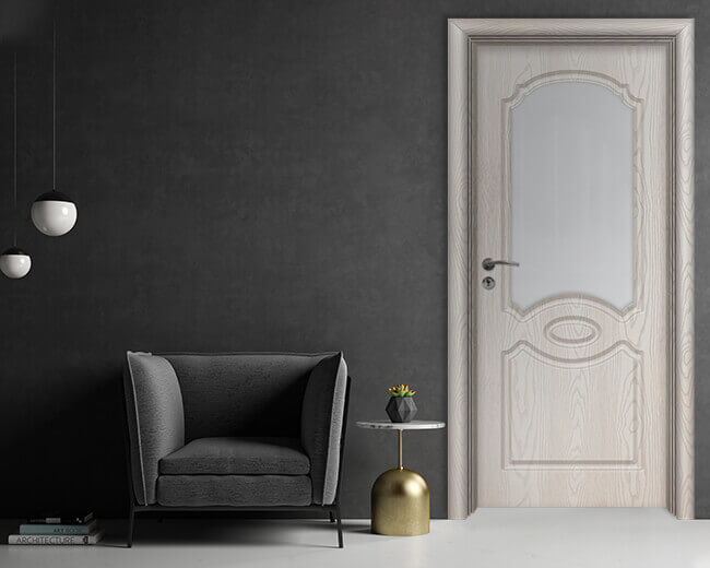 Интериорна врата Ефапел, модел 4506, цвят Бяла Мура