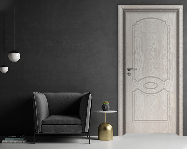 Интериорна врата Ефапел, модел 4506p, цвят Бяла Мура