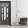 Интериорна врата Ефапел, модел 4512, цвят Сив Ясен