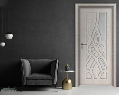 Интериорна врата Ефапел, модел 4534, цвят Бяла Мура
