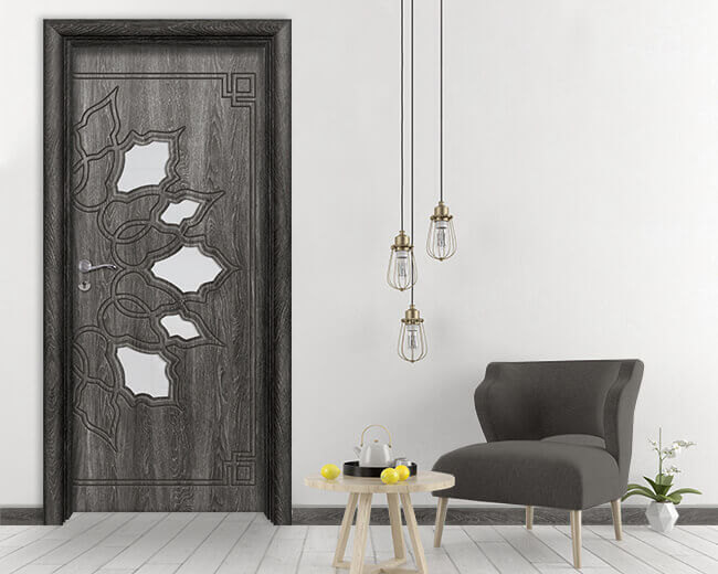 Интериорна врата Ефапел, модел 4539, цвят Сив Ясен