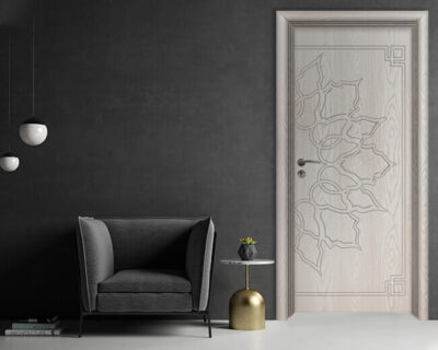 Интериорна врата Ефапел, модел 4539p, цвят Бяла Мура
