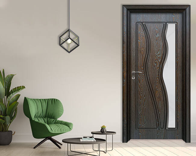 Интериорна врата Ефапел, модел 4542, цвят Палисандър