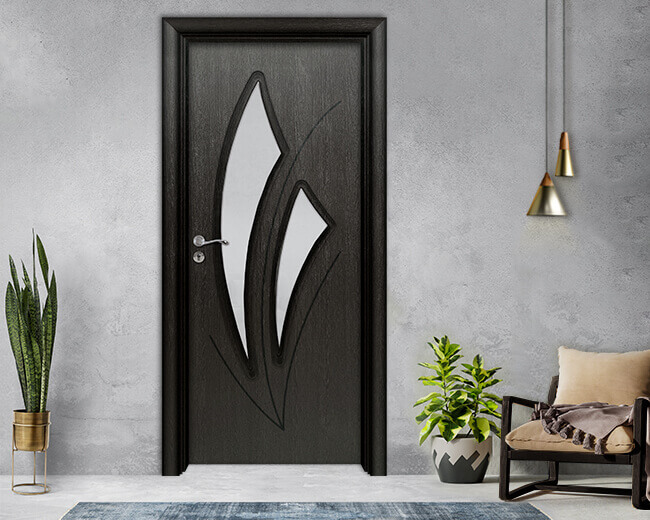 Интериорна врата Ефапел, модел 4553, цвят Черна Мура