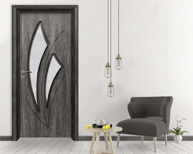 Интериорна врата Ефапел, модел 4553, цвят Сив Ясен