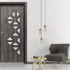 Интериорна врата Ефапел, модел 4558, цвят Сив Ясен