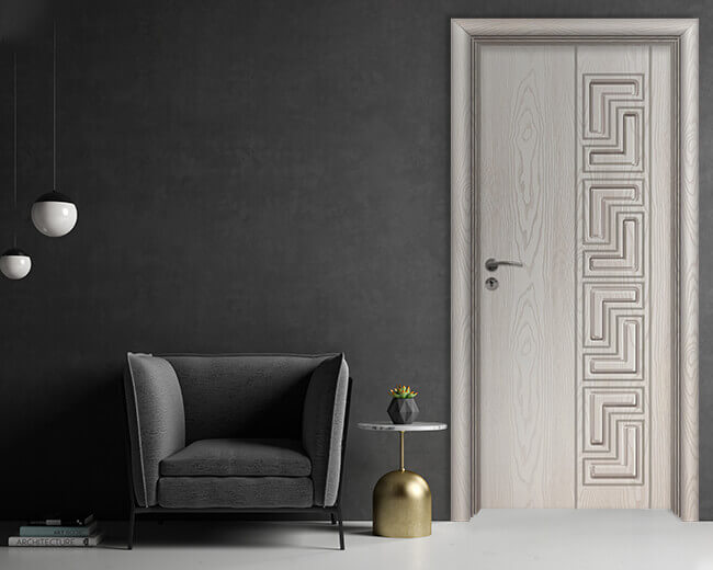 Интериорна врата Ефапел, модел 4561p, цвят Бяла Мура