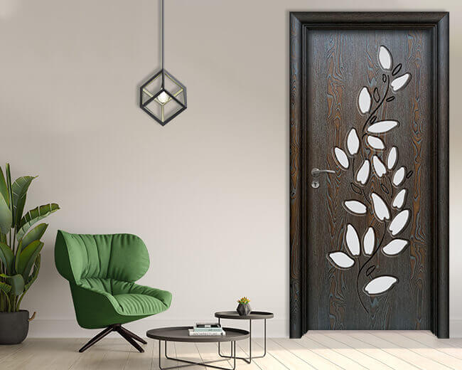 Интериорна врата Ефапел, модел 4565, цвят Палисандър