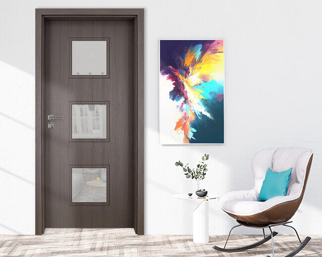 Интериорна врата Gradde Bergedorf, цвят Череша Сан Диего