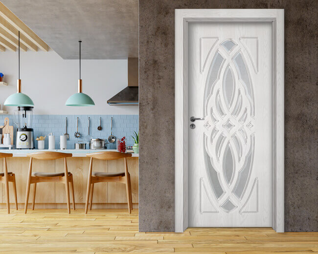 Интериорна врата Sil Lux 3007 - цвят Снежен бор