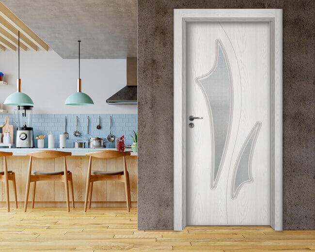 Интериорна врата Sil Lux 3014 - цвят Снежен бор