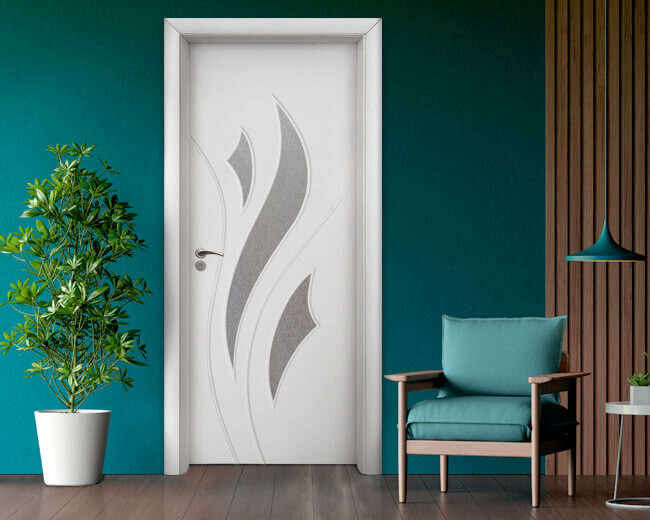 Интериорна врата Стандарт, модел 033, цвят Бял
