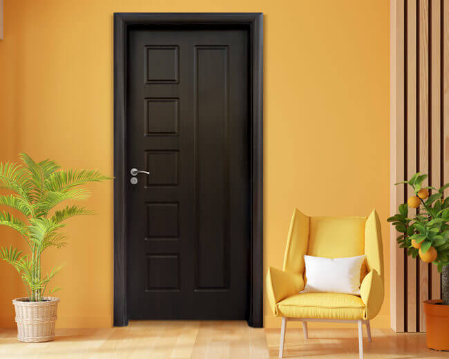 Интериорна врата Стандарт, модел 048-P, цвят Венге