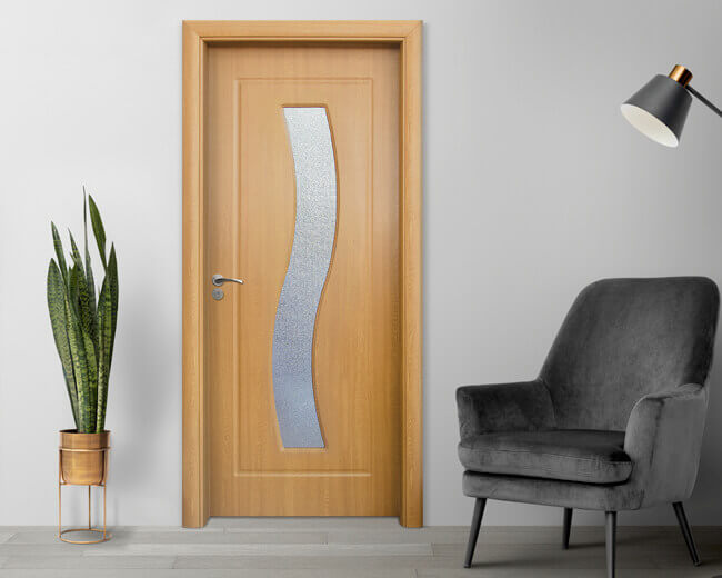 Интериорна врата Стандарт, модел 066, цвят Светъл Дъб