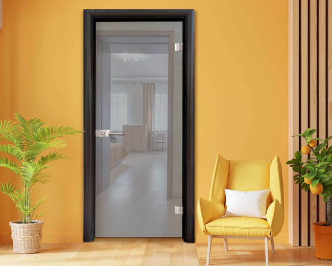 Стъклена интериорна врата, модел Basic-G-10-B
