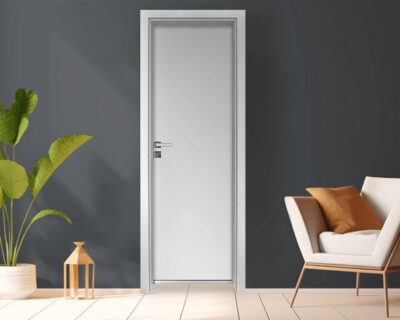 Алуминиева врата Модел Gradde, цвят Бял Мат