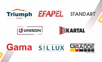 Банер лога на входни и интериорни врати