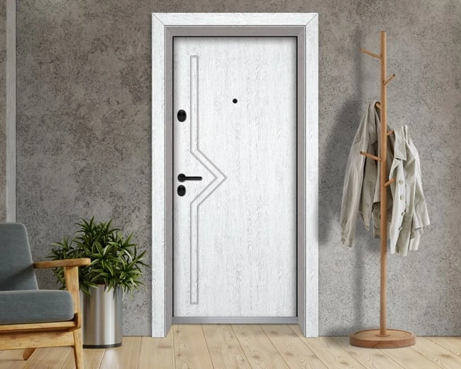 Входна врата Unison Optima 201p - Бреза