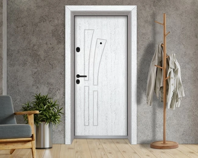 Входна врата Unison Optima 205p - Бреза