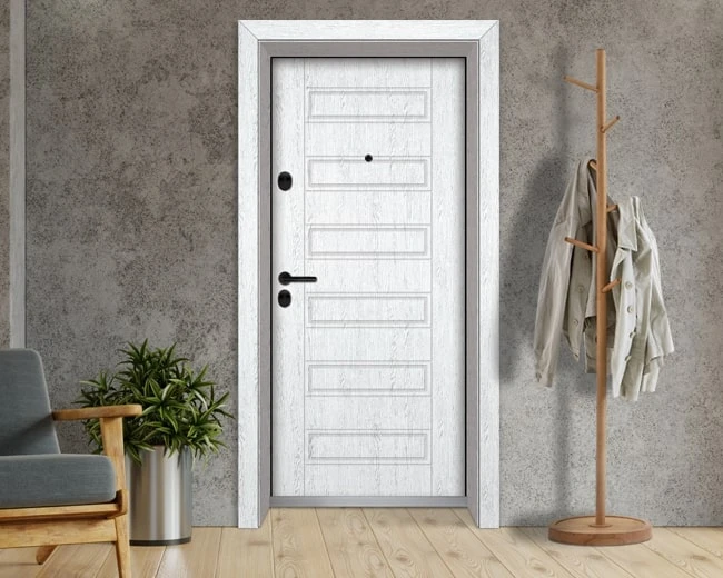 Входна врата Unison Optima 207p - Бреза