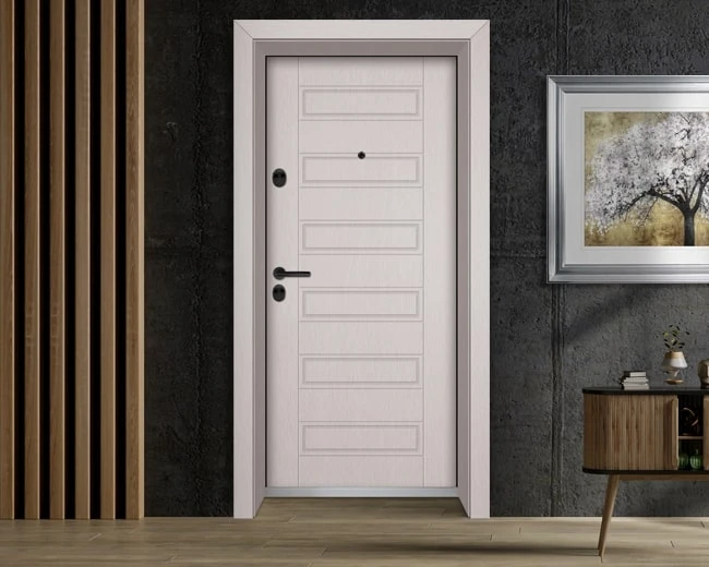 Входна врата Unison Optima 207p - Перла