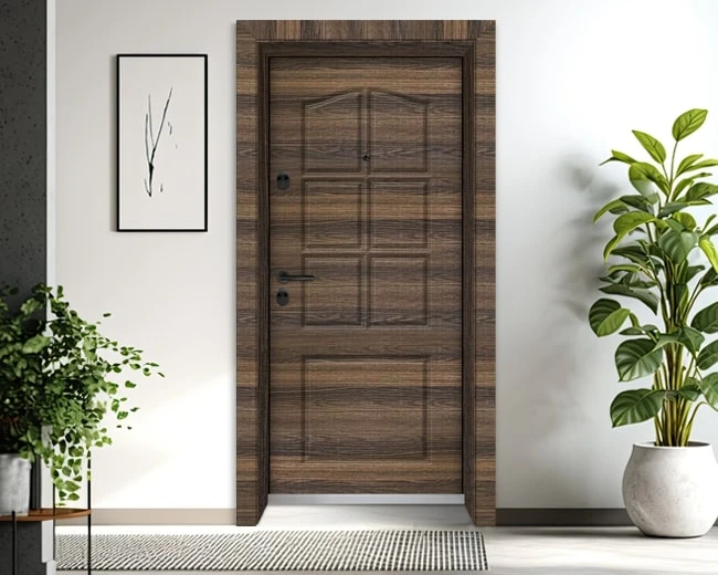 Входна врата Unison Optima 3002p - Райски орех