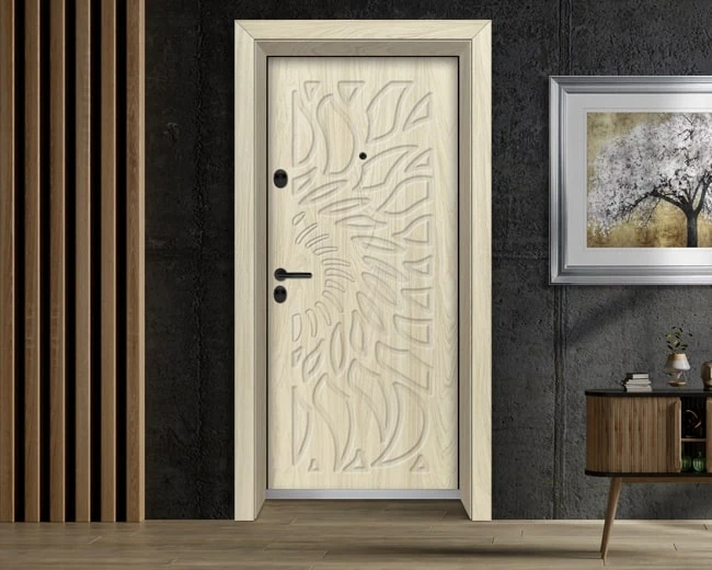 Входна врата Unison Optima 3004p - Избелен дъб