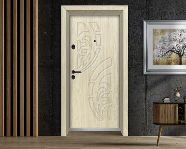 Входна врата Unison Optima 3010p - Избелен дъб