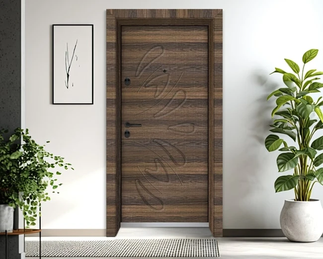 Входна врата Unison Optima 3011p - Райски орех