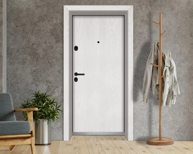 Входна врата Unison Optima 3100 - Снежен бор