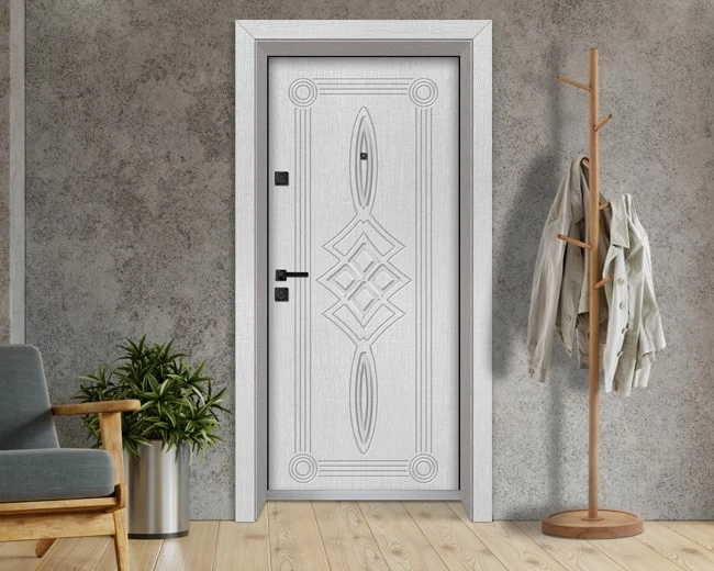 Входна врата Unison Optima 4538p - Лен